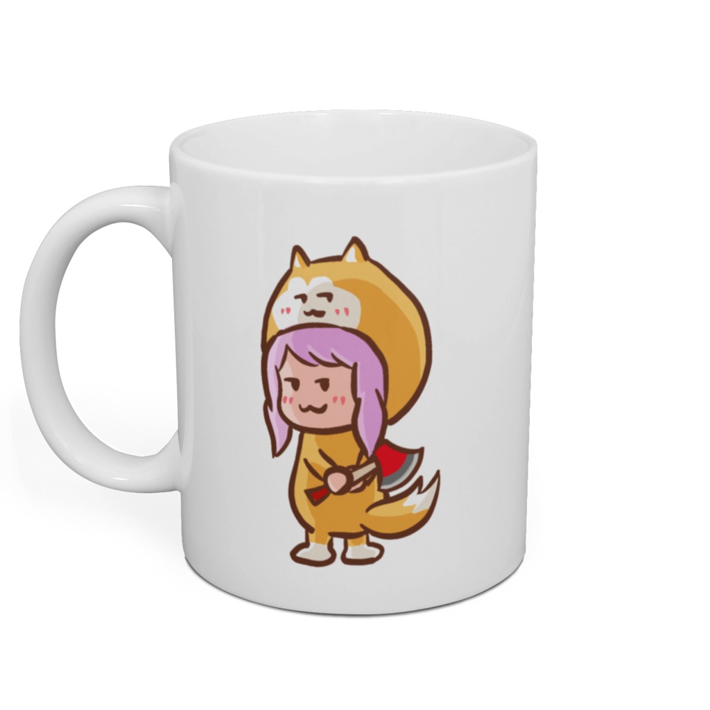 裏を見よ 悪だくみこまちマグカップ