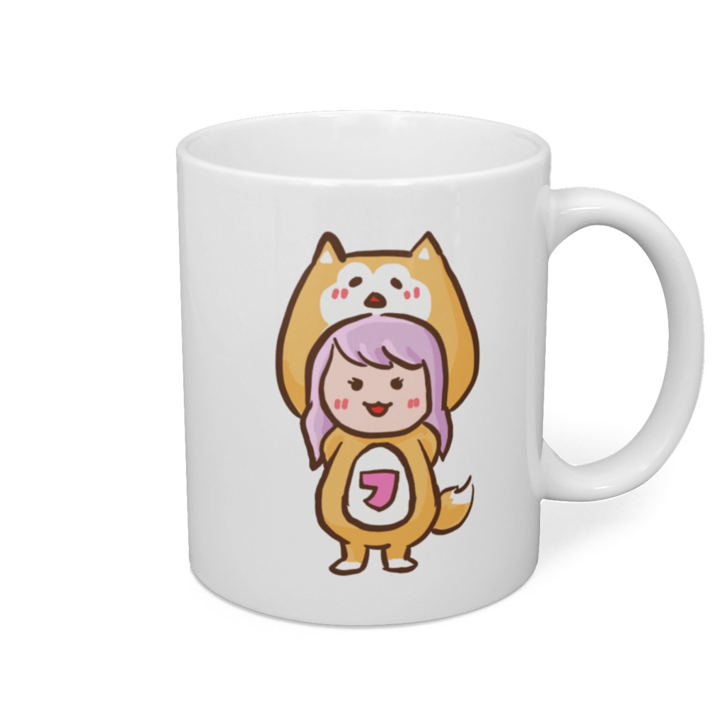 裏を見よ 悪だくみこまちマグカップ