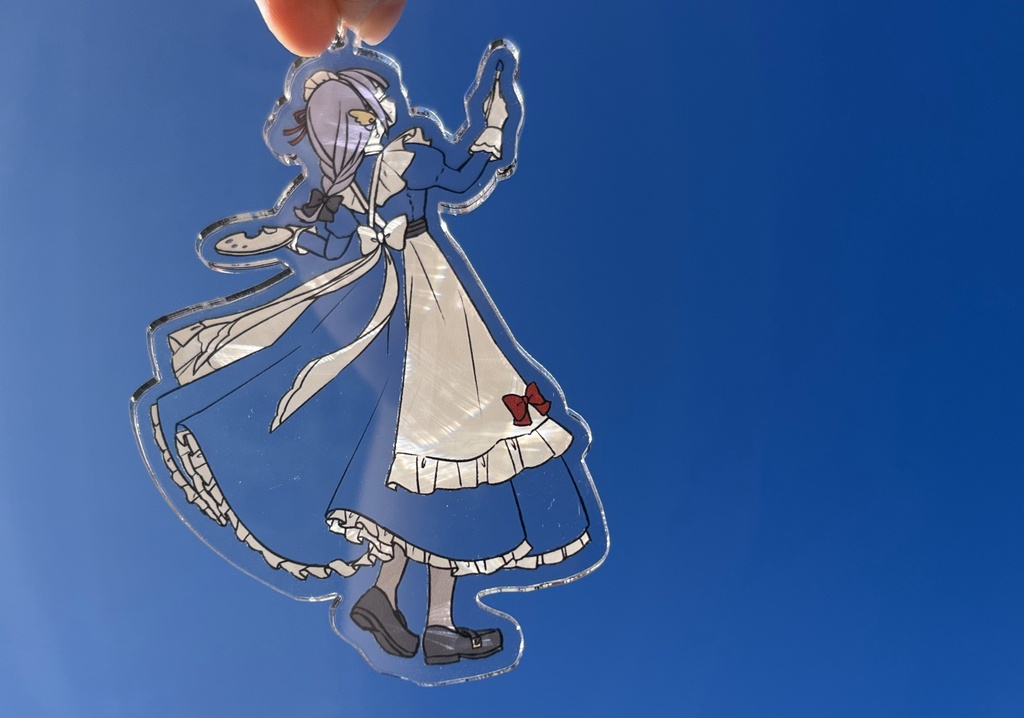 【メイド博】染められるメイド服アクキー