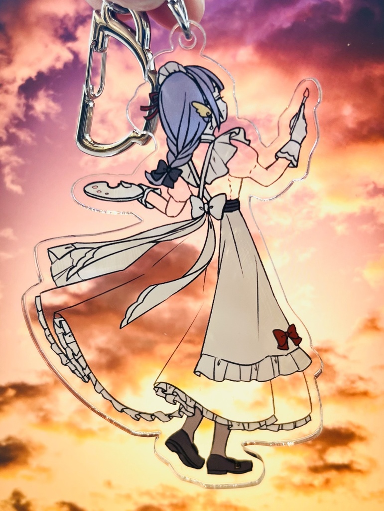 【メイド博】染められるメイド服アクキー