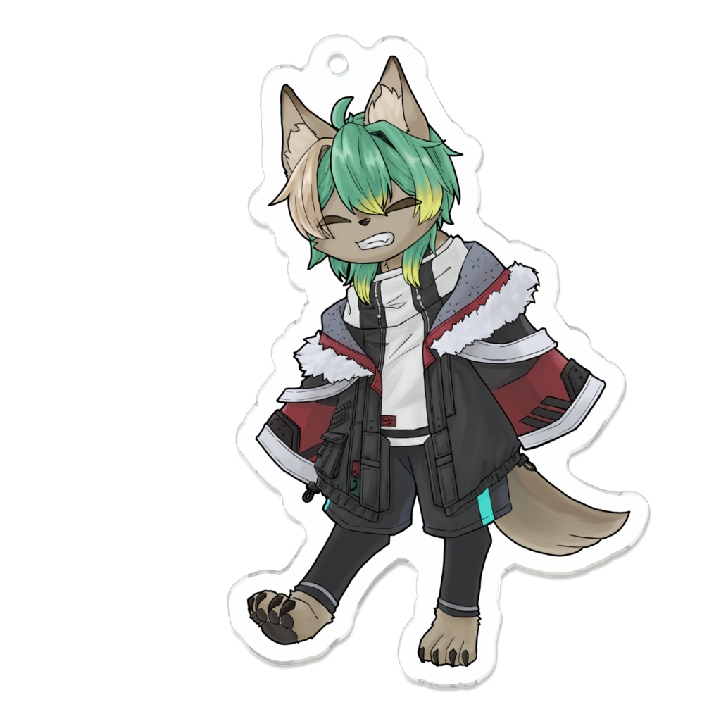 お手製アクリルキーホルダー(笑顔シリーズ)