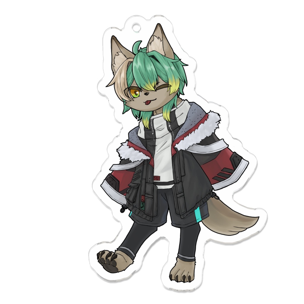 お手製アクリルキーホルダー(笑顔シリーズ)