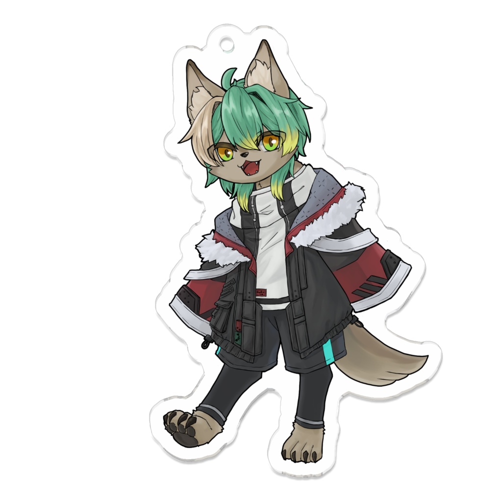 お手製アクリルキーホルダー(笑顔シリーズ)