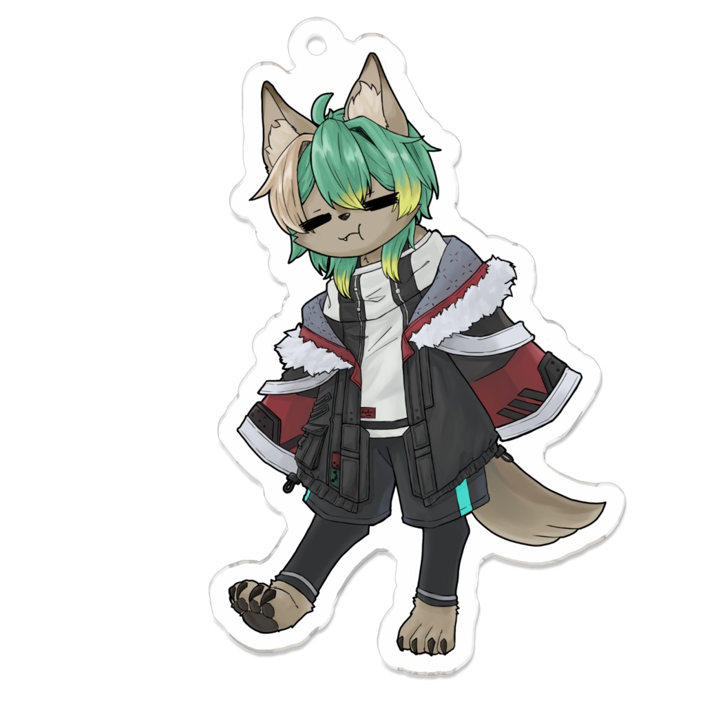 お手製アクリルキーホルダー 表情筋シリーズ