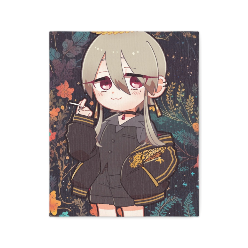 2023誕生日イラストキャンバスアート