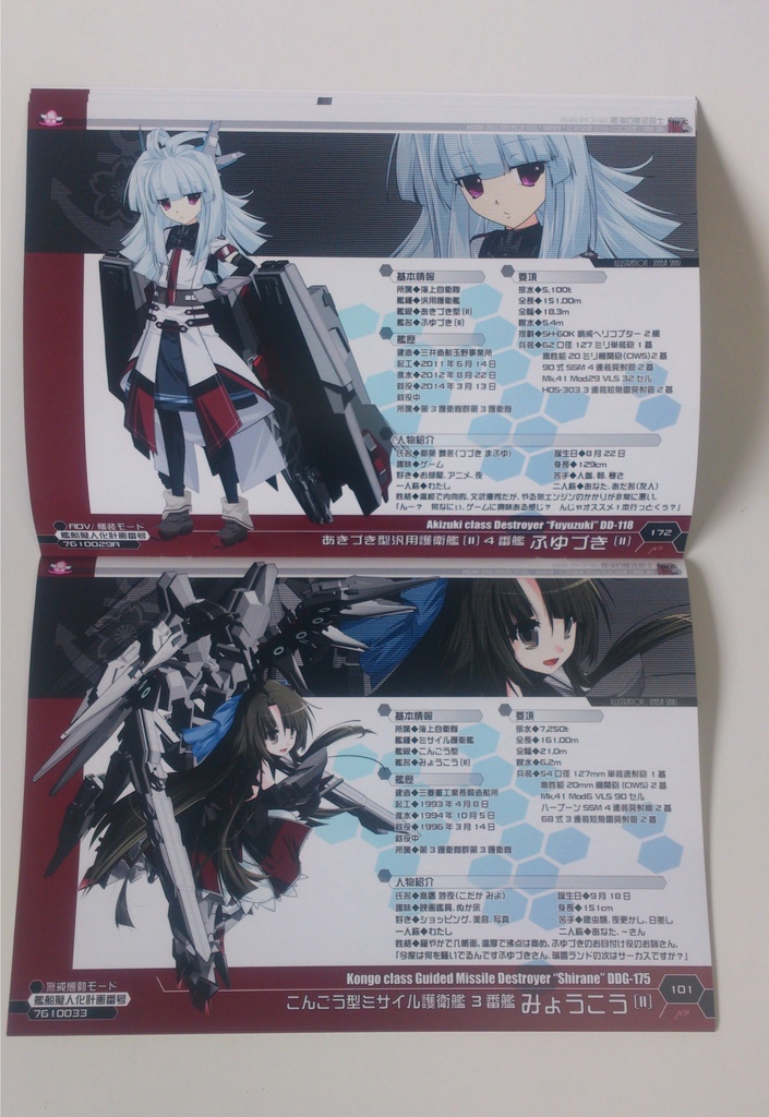 【櫻海の艤装姫士】艦船擬人化録「艤装姫士綺譚vol.01 竜飛鶴舞」(舞鎮駆逐隊第壱撃/新刊)