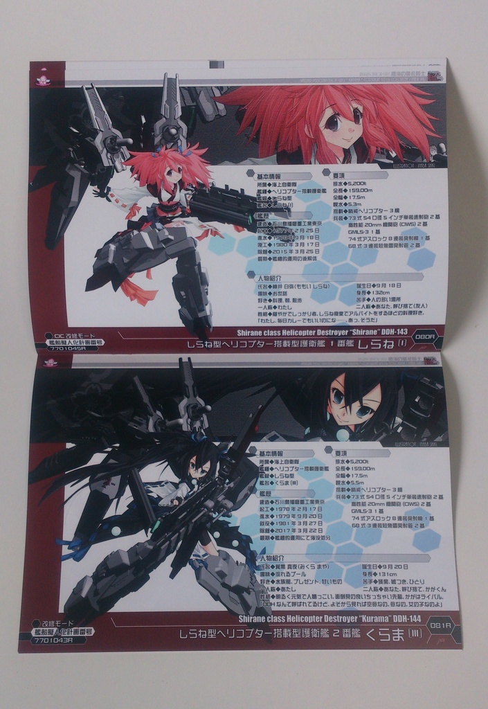 【櫻海の艤装姫士】艦船擬人化録「艤装姫士綺譚vol.01 竜飛鶴舞」(舞鎮駆逐隊第壱撃/新刊)