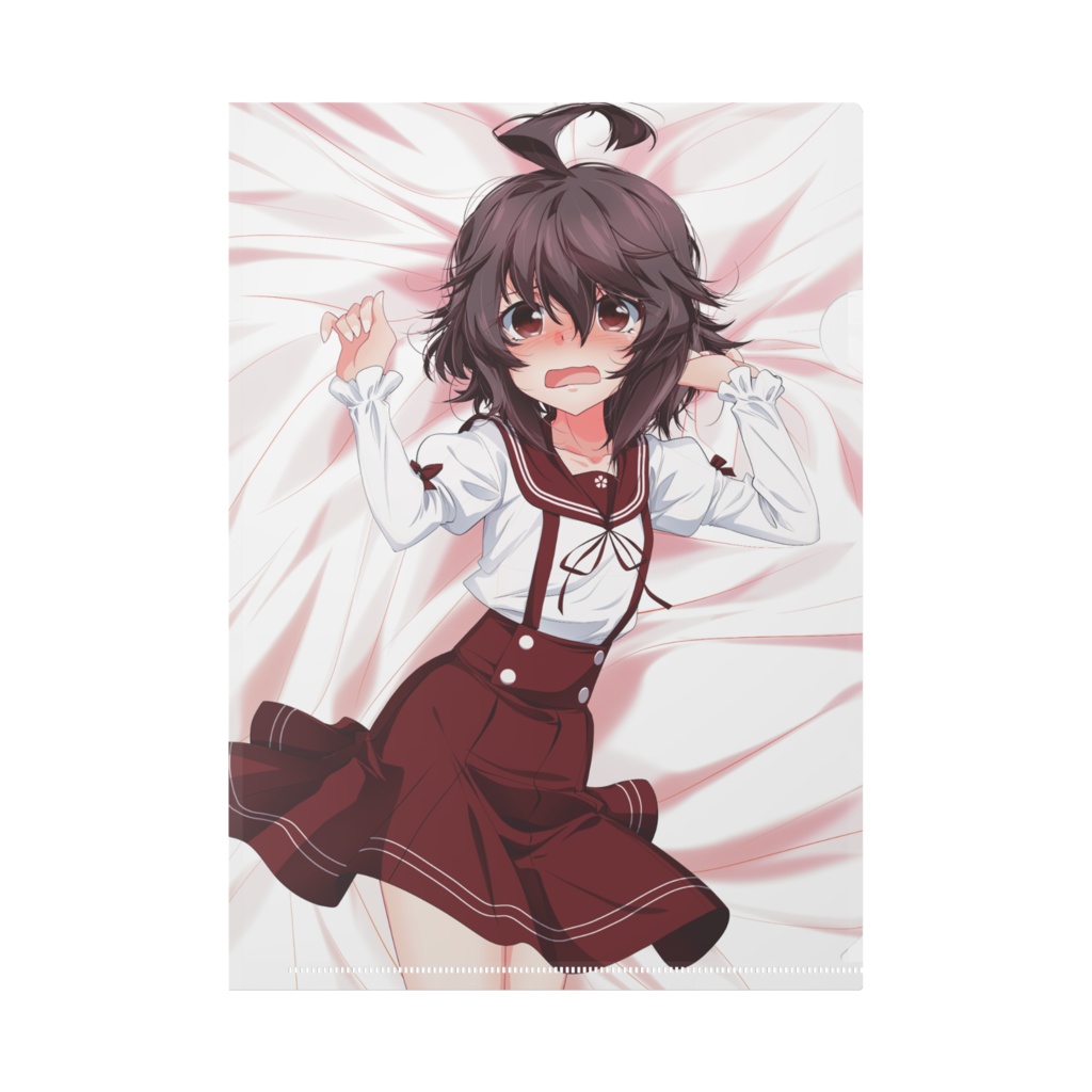 【十人十色】クリアファイル「灰桜 撫子」