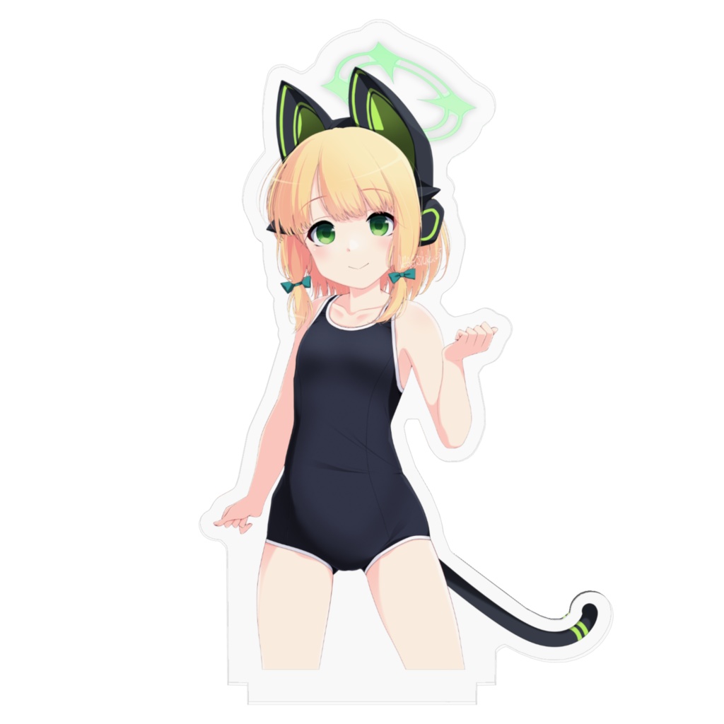 【才羽ミドリ】水浴び娘アクスタ23(スク水)