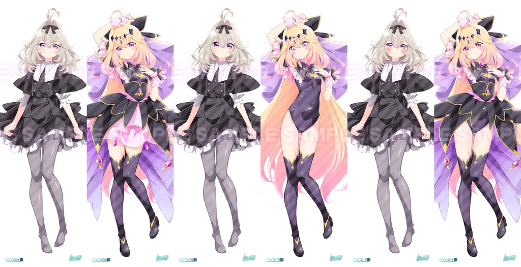 抱き枕カバー「森亜るるか/キュアアルカナ・シャドウ」3種類