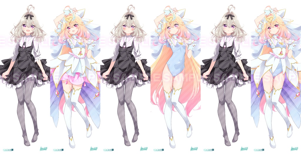 抱き枕カバー「森亜るるか(shine.ver)/キュアアルカナ」3種類