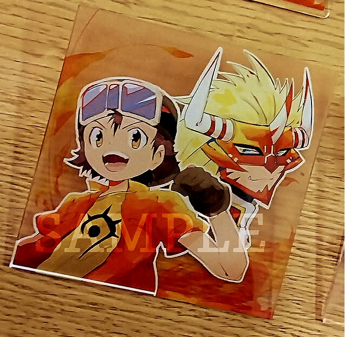 スクエアアクリルバッジ