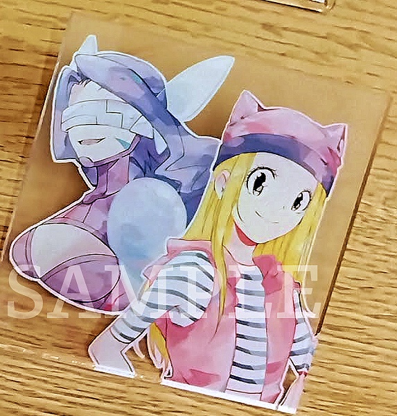 スクエアアクリルバッジ