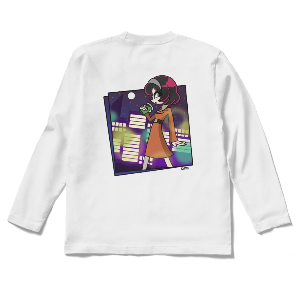 ロングTシャツ(シティポップ風） - kumo - BOOTH