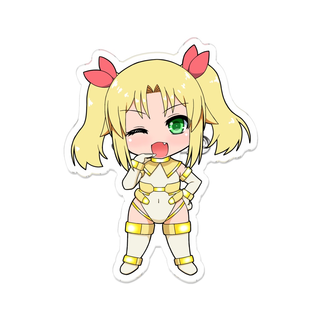 【アクリルバッジ】アスカ（ミニキャラ）
