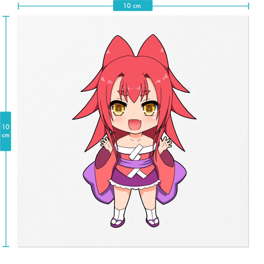 【ステッカー】ミコト(ミニキャラ)