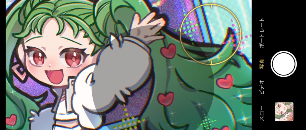 IRIAM/IRIAMヘッダー・アイコンリング(カメラでパシャっと!風)