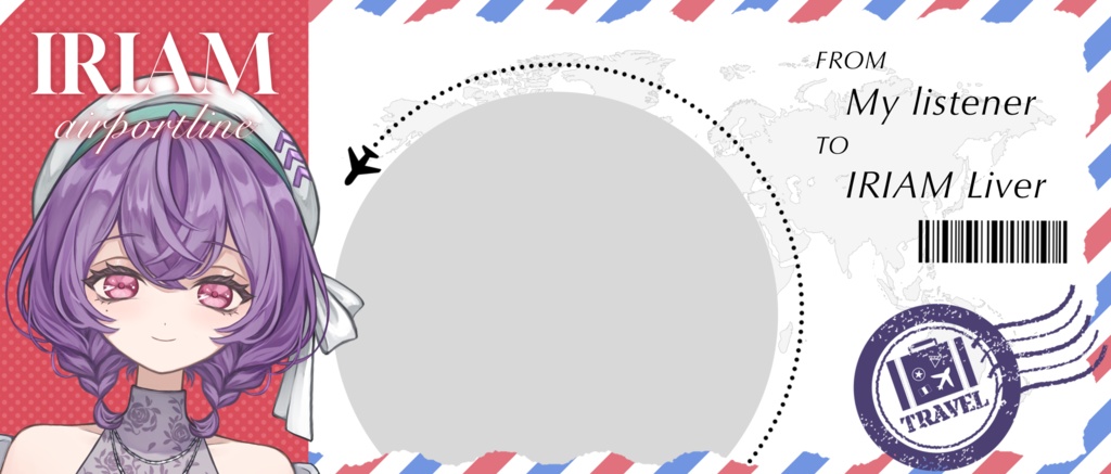 IRIAM/IRIAMヘッダー・アイコンリング(1000マイル先へ)