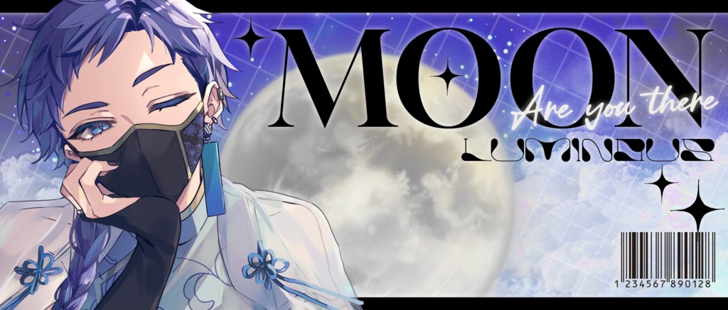 IRIAM/IRIAMヘッダー・アイコンリング(金の月・銀の月)