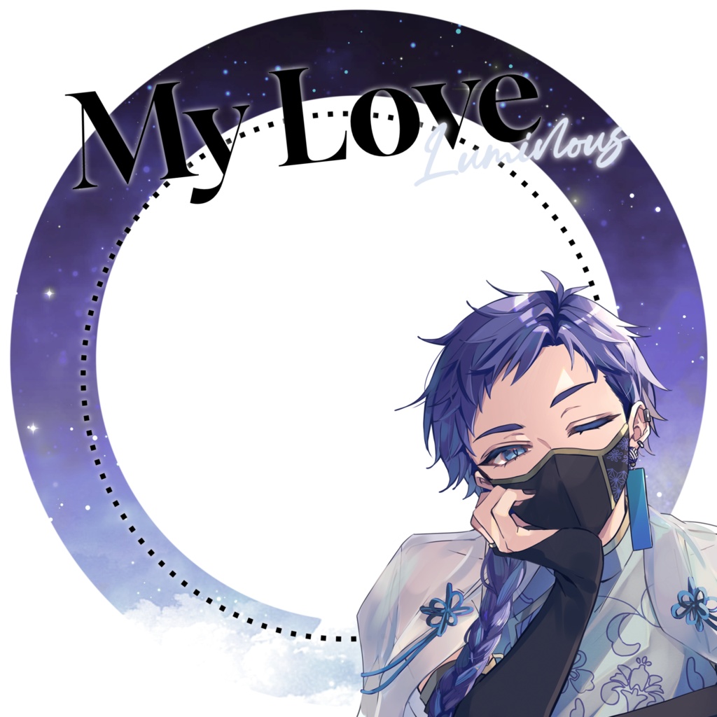 IRIAM/IRIAMヘッダー・アイコンリング(金の月・銀の月)