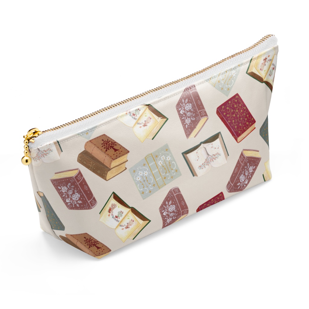 アンティークな本のポーチ