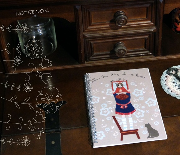 Cat picture リングノート