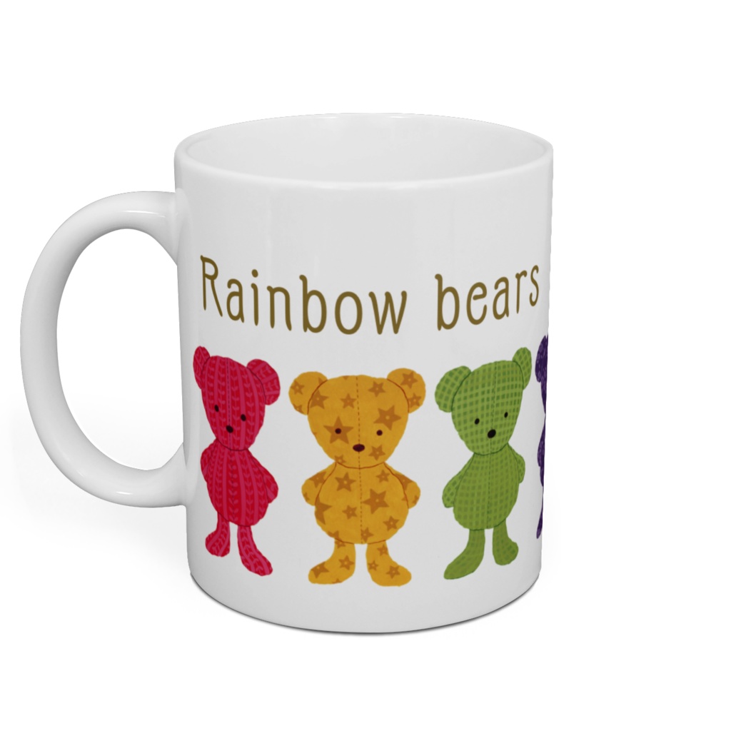 Rainbow bears マグカップ