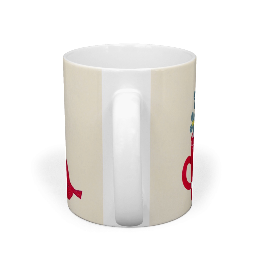 Red bird マグカップ