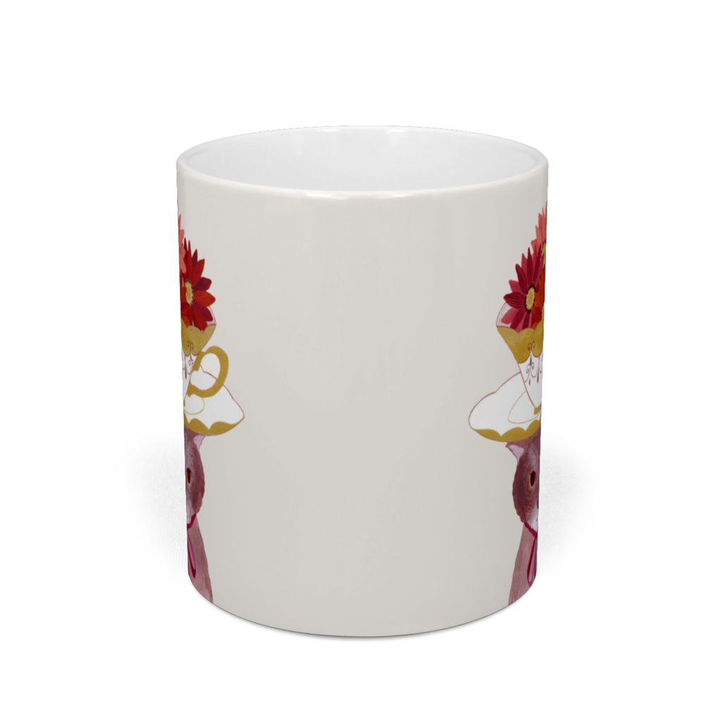 Flower tea 猫 マグカップ