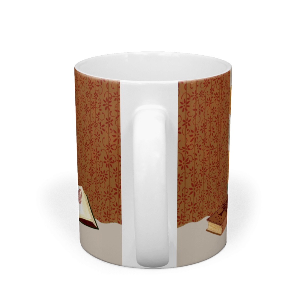 Flower tea book マグカップ