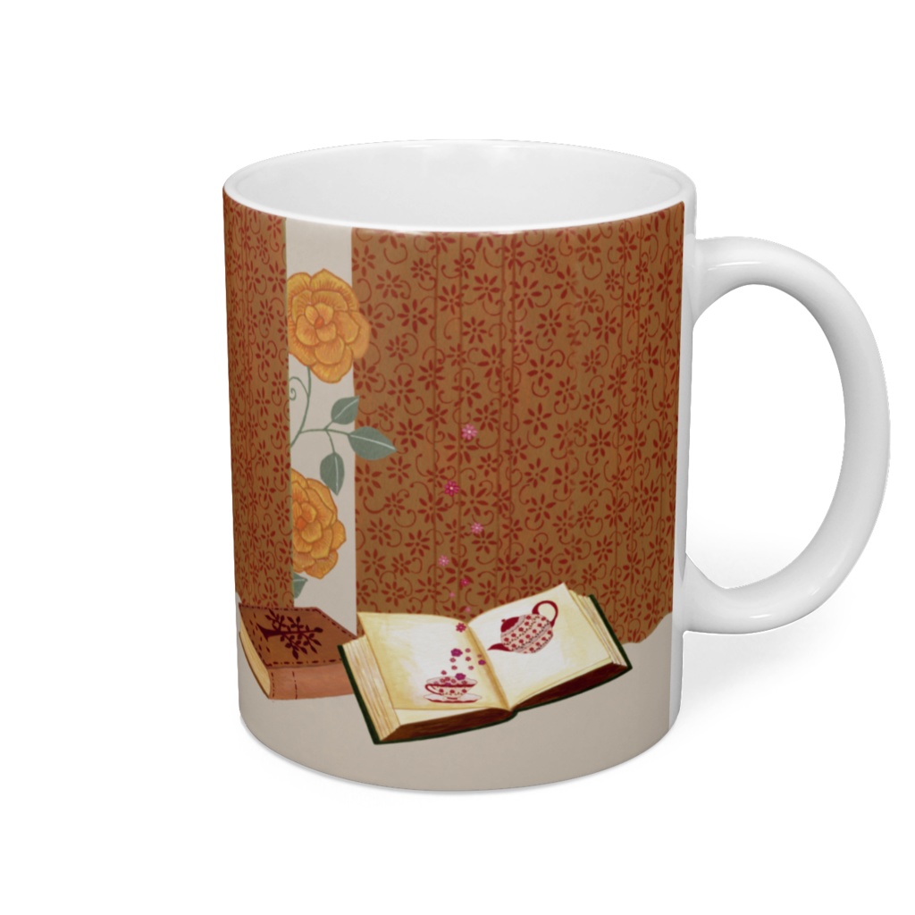 Flower tea book　マグカップ