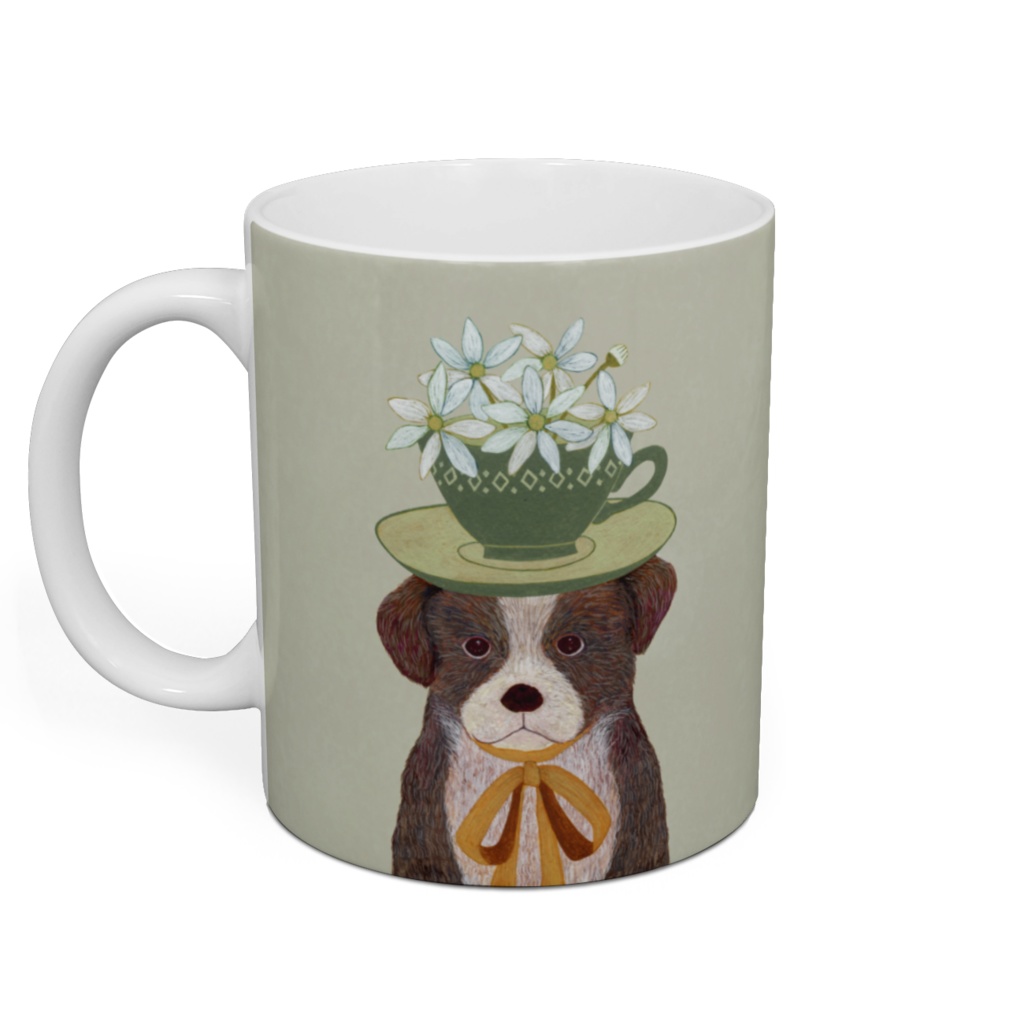 Flower Dog マグカップ
