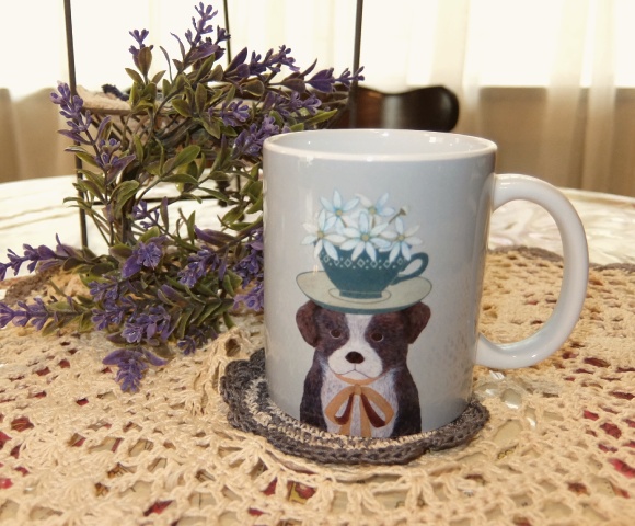 Flower Dog マグカップ