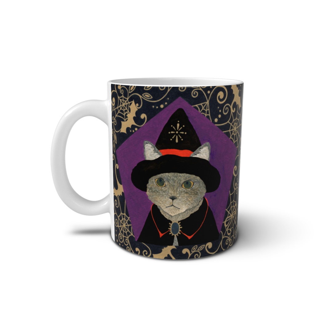 Halloween cat マグカップ