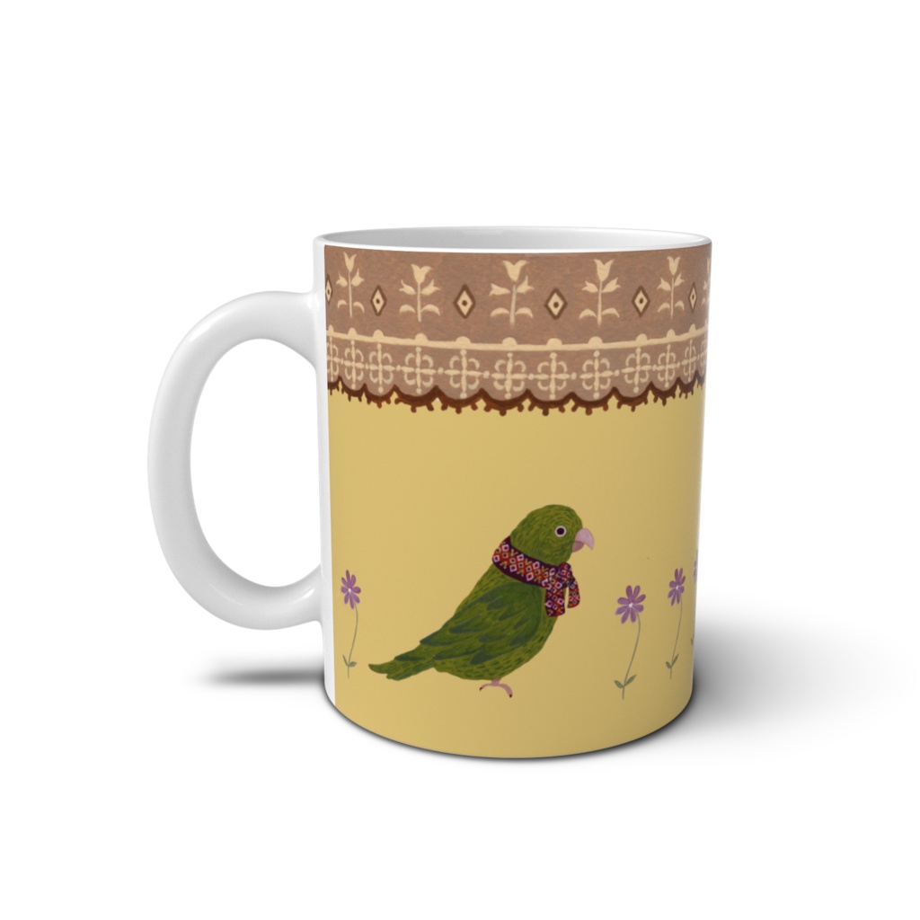 お洒落な鳥さんⅡ マグカップ