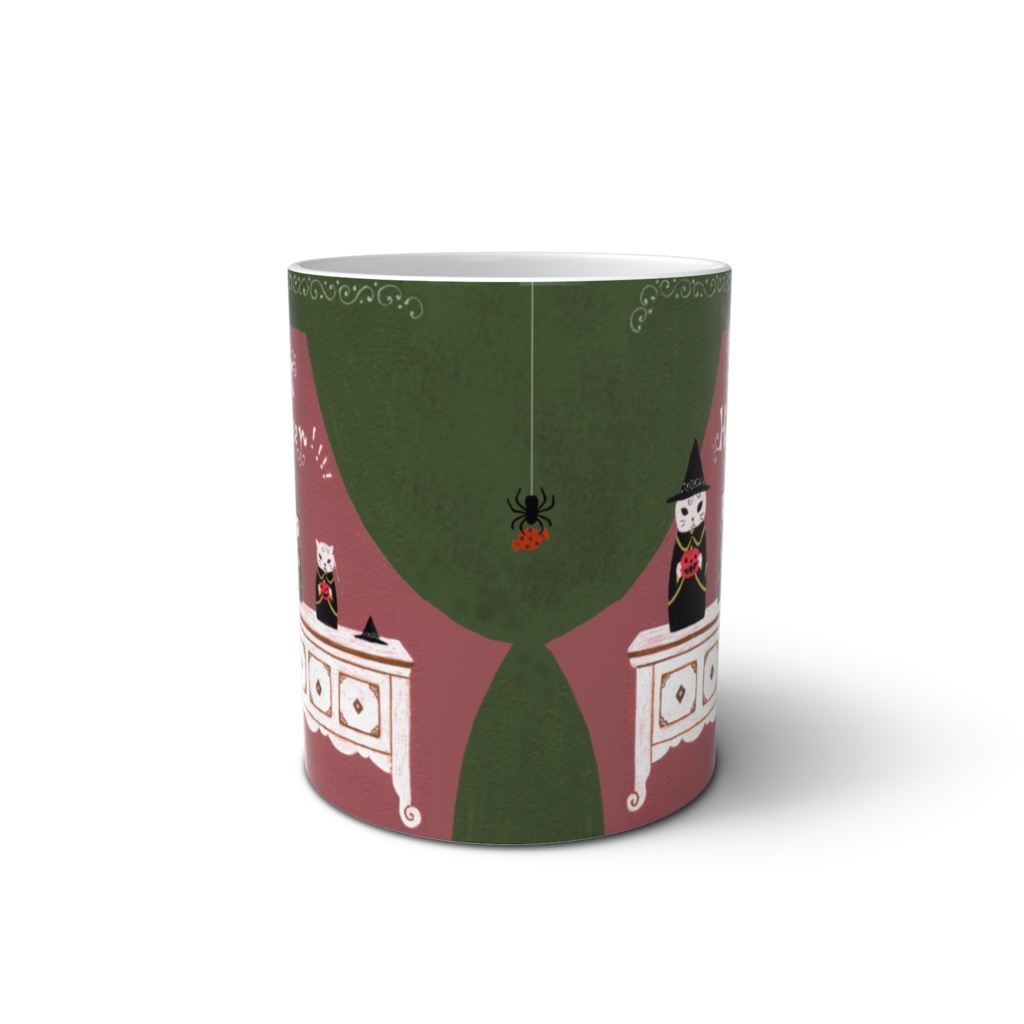 猫魔女さんのハロウィンマトリョーシカ マグカップ