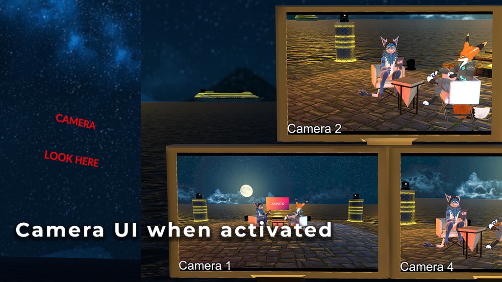 VRChat World Asset | Vision Mixer Deck | Camera Managing |ビジョンミキサーデッキ|カメラマネージメント