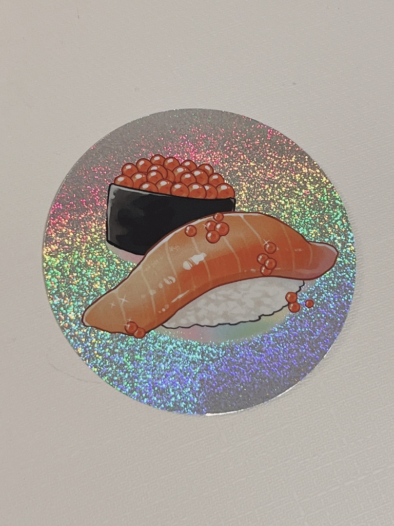 ホログラムステッカー 寿司