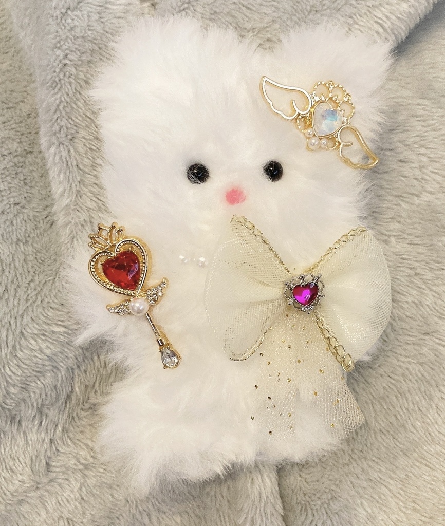 ふわふわねこのお人形(まほうつかい)