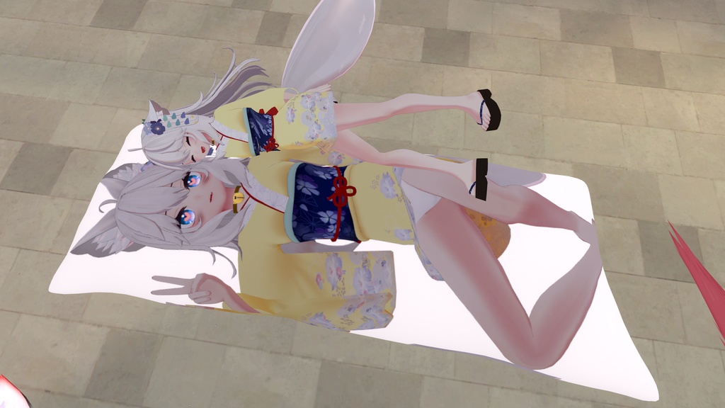 【VRChat】you can pick up and drop avatar objects.