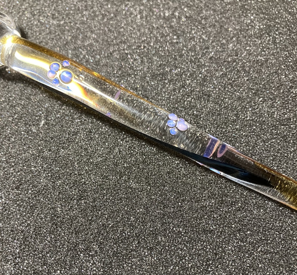 肉球 ガラスペン 三毛猫の尻尾