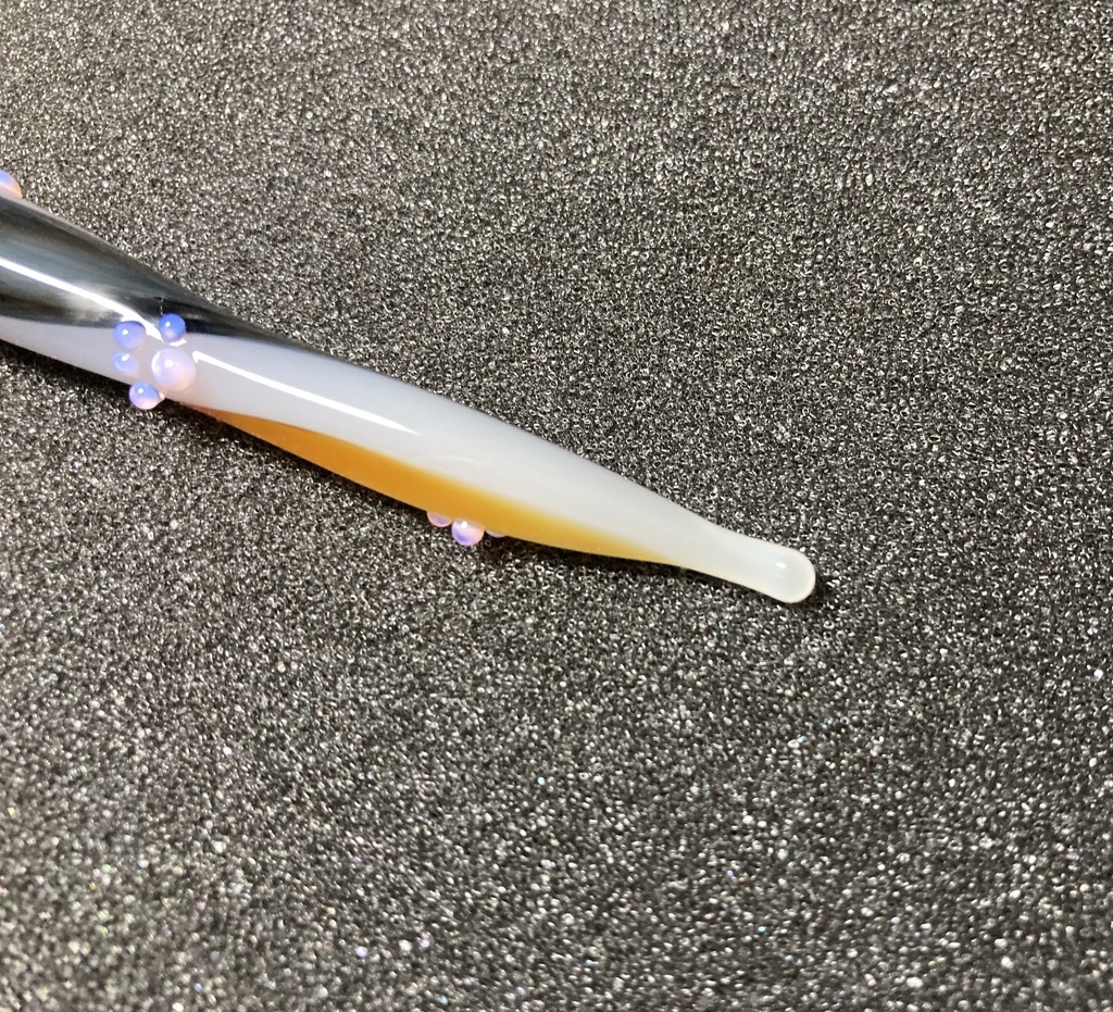 肉球 ガラスペン 三毛猫の尻尾