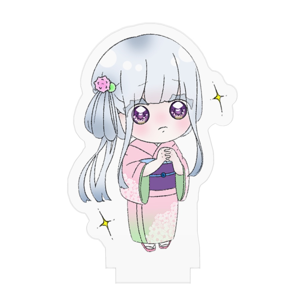 【四季巡小雪】デフォルメアクリルフィギュア(春)