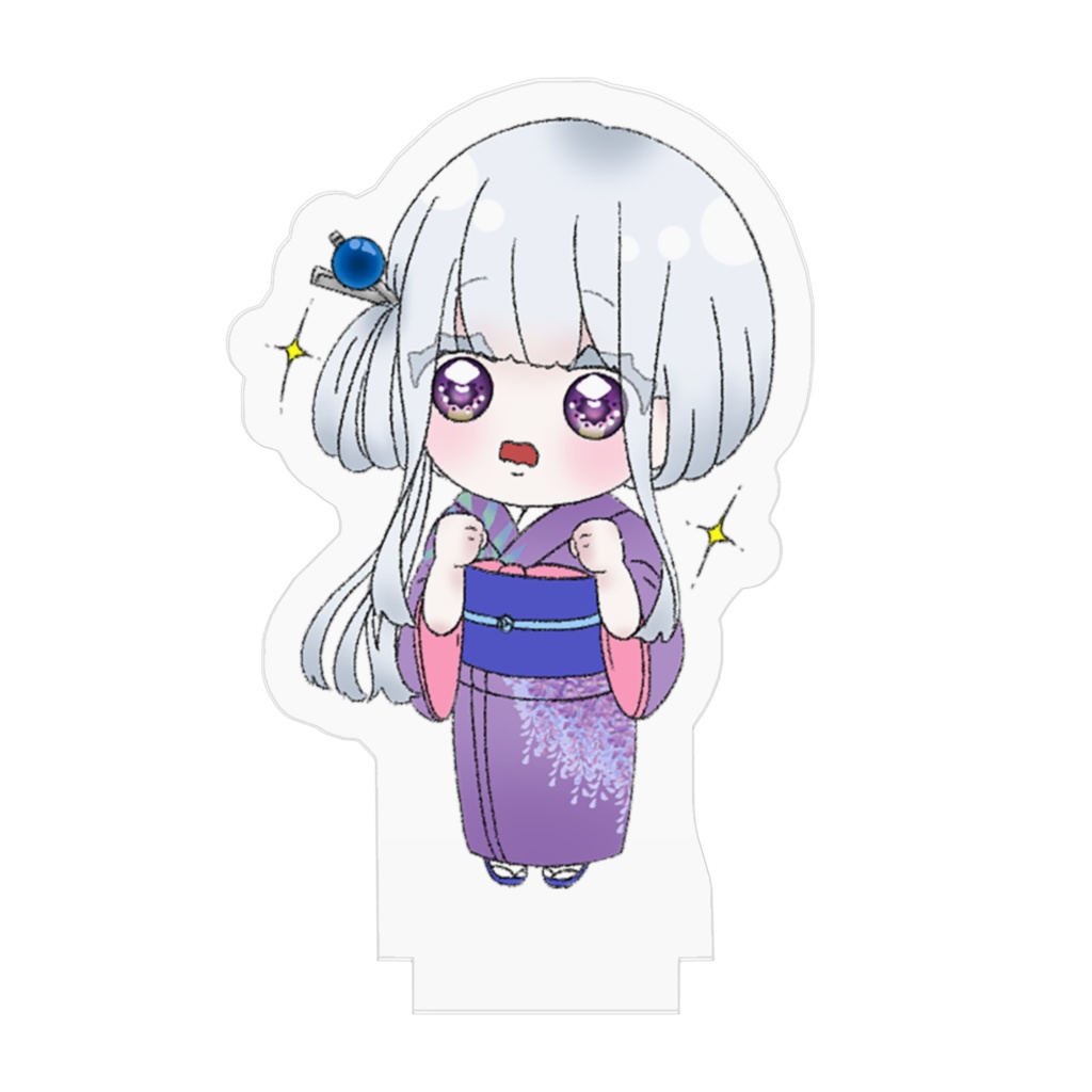 【四季巡小雪】デフォルメアクリルフィギュア(夏)