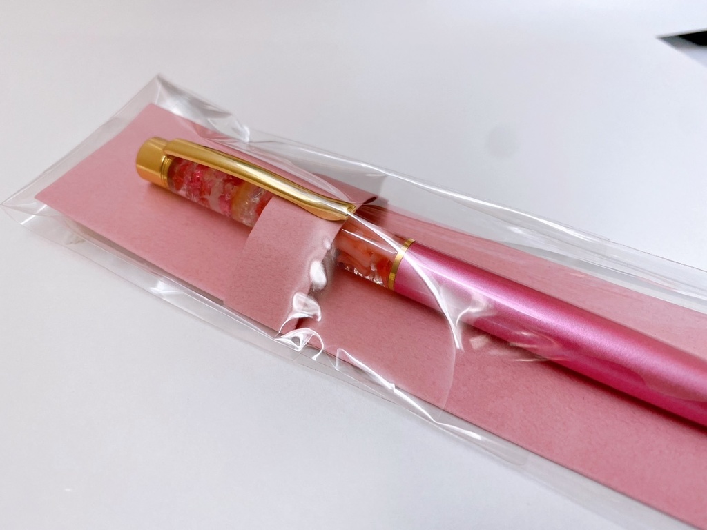 【スカイブルー】ハーバリウムボールペン