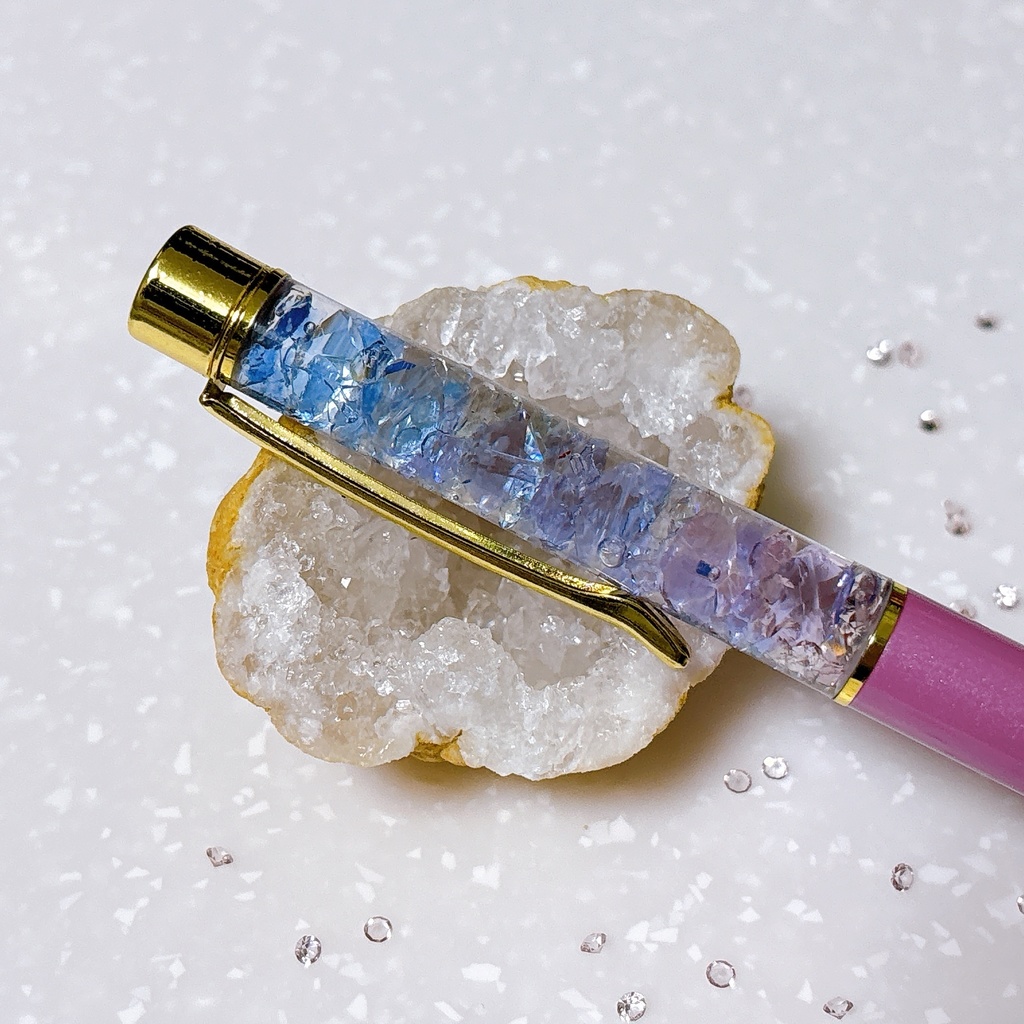 【ライラック】ハーバリウムボールペン