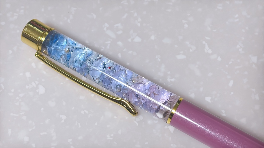 【ライラック】ハーバリウムボールペン