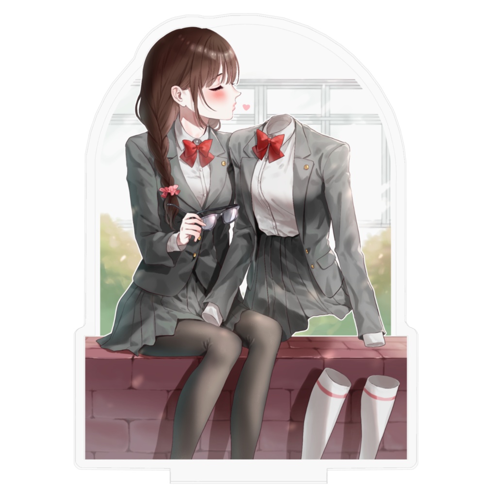 透明人間な百合のアクリルフィギュア