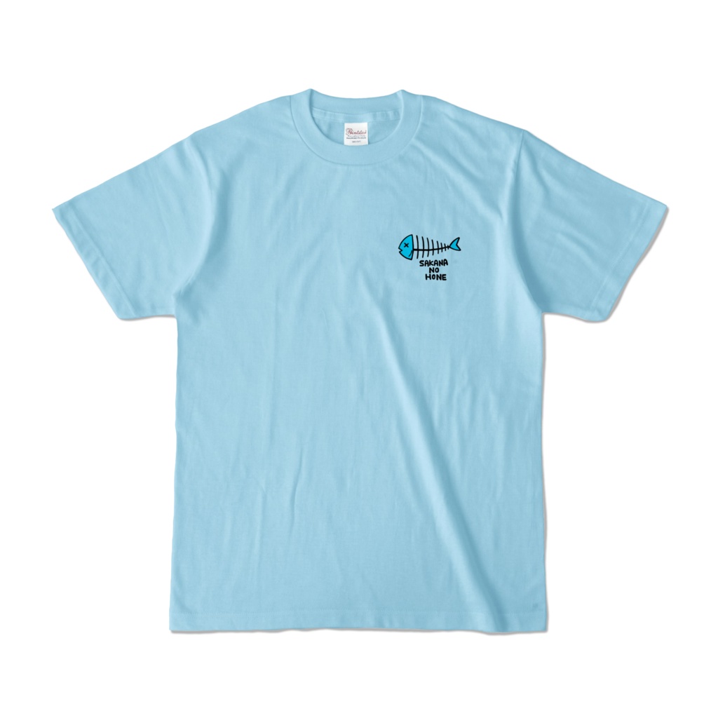 魚の骨Tシャツ(ロゴサイズ・小)