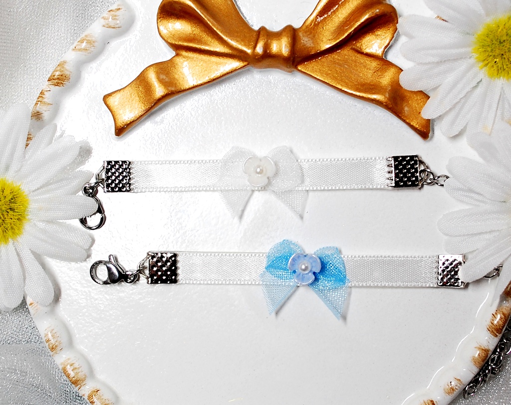 パステルフラワーチョーカー